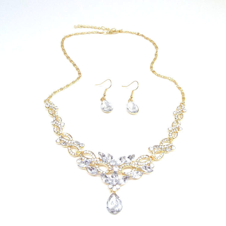 Wild Crystal Two-Piece Jewelry Set