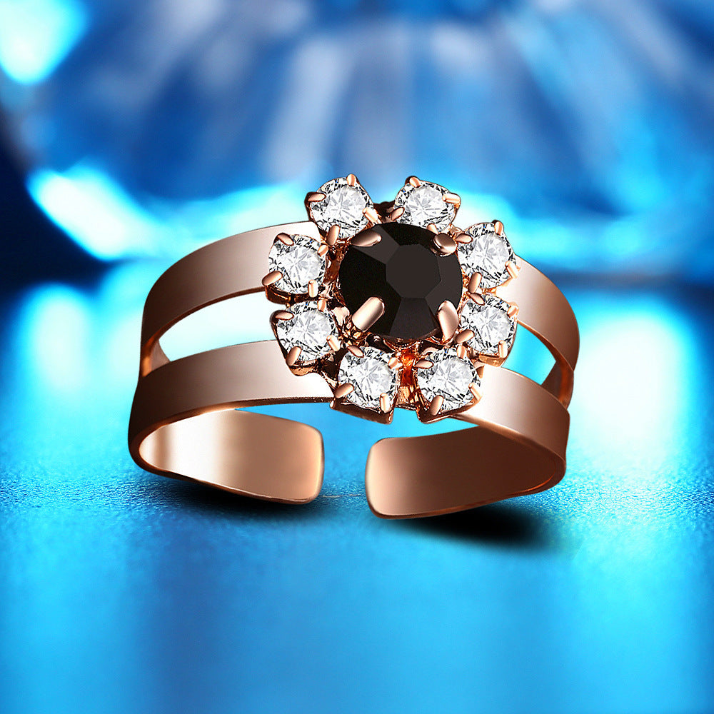 Enchanting Four-Piece Flower Jewelry Set