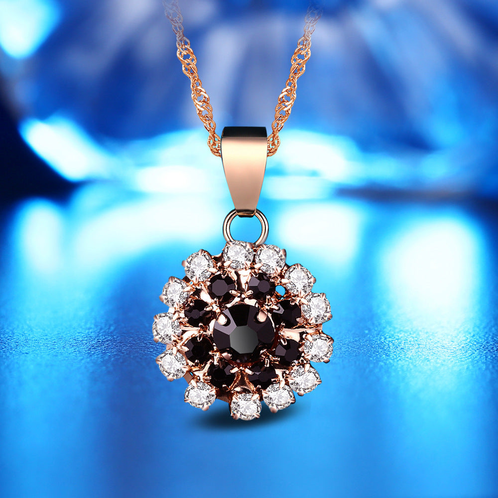 Enchanting Four-Piece Flower Jewelry Set
