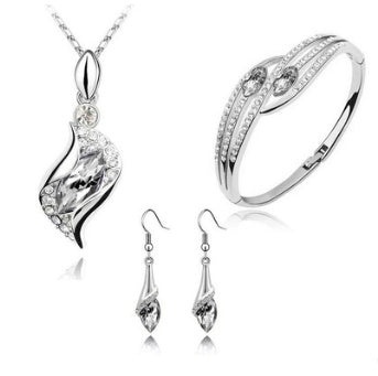 Angel Elf Crystal Three-Piece Jewelry Set