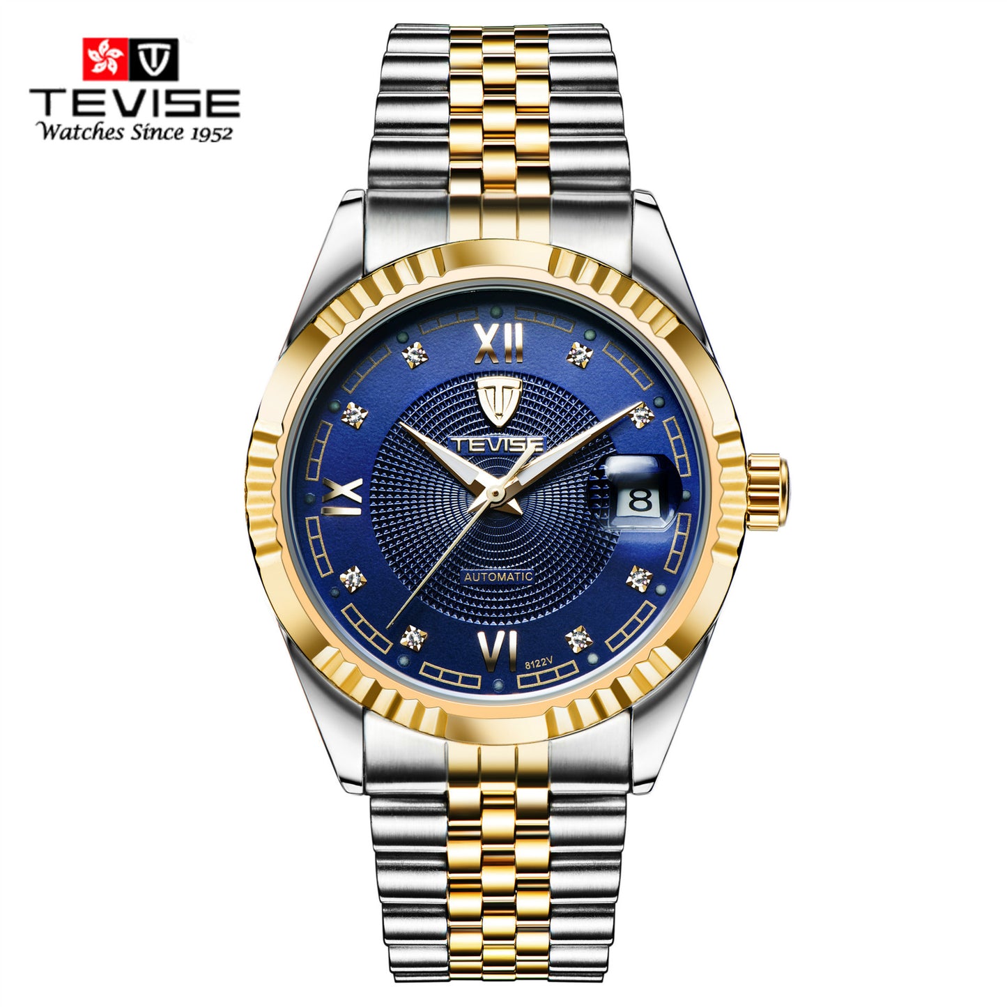 Men's Gold & Silver Automatic Chronometer Watch