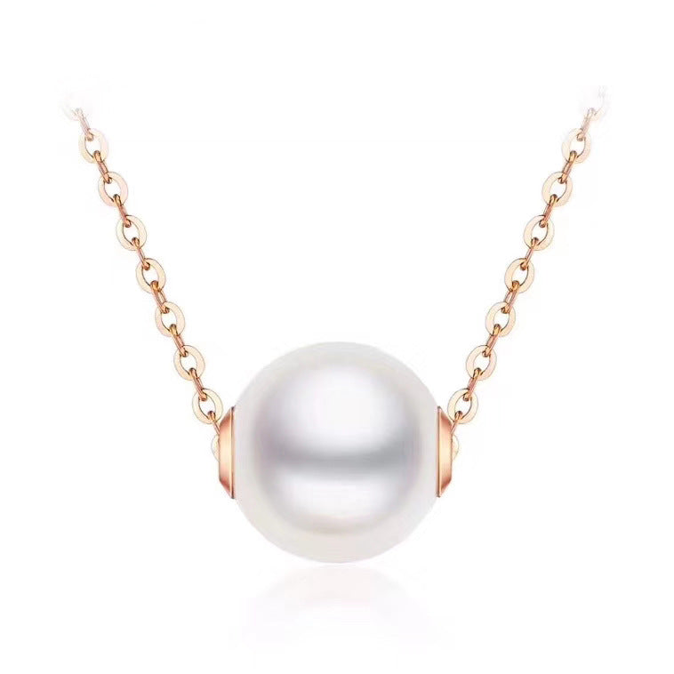 Elegant Pearl Clavicle Necklace