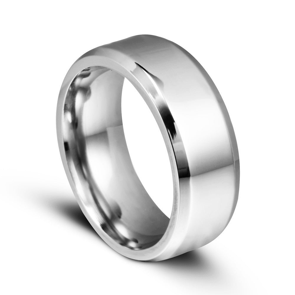Men's Titanium Steel Band Ring