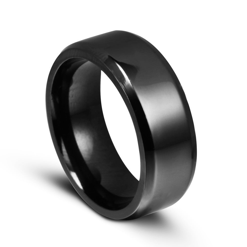 Men's Titanium Steel Band Ring