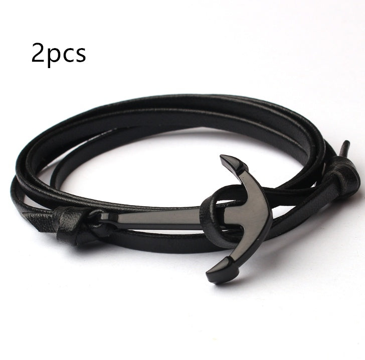 Nautical Anchor Braided Bracelet