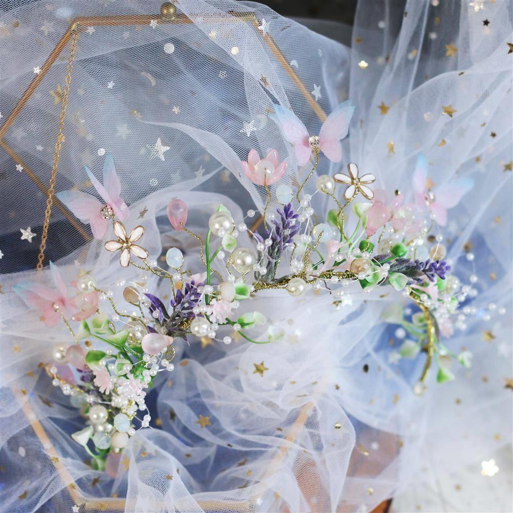 Enchanting Butterfly Garland Headdress
