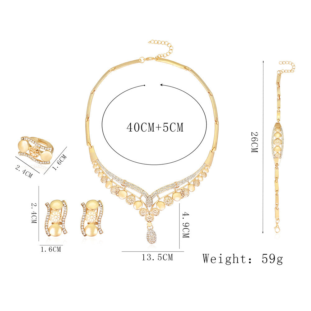 Gilded Radiance Jewelry Set