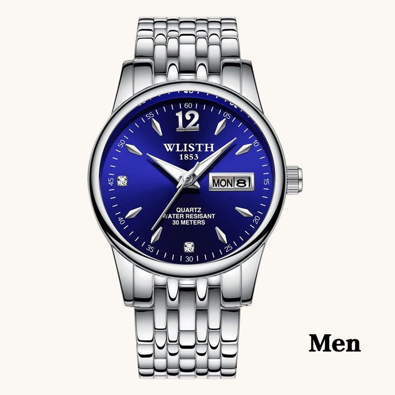 WLISTH Rose Gold Stainless Steel Women's Dress Watch