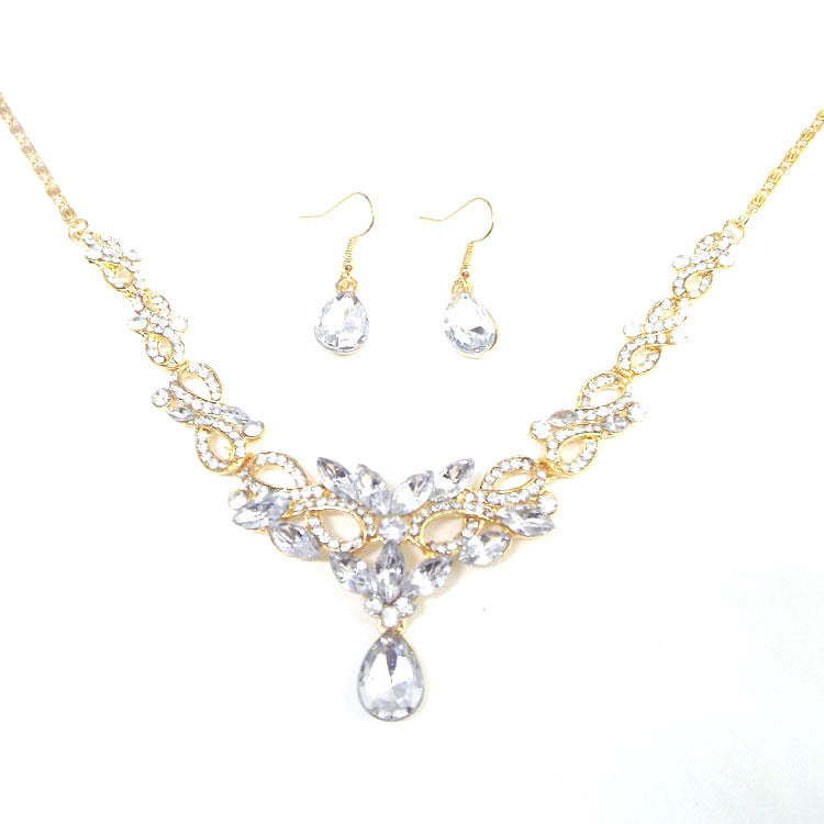 Wild Crystal Two-Piece Jewelry Set
