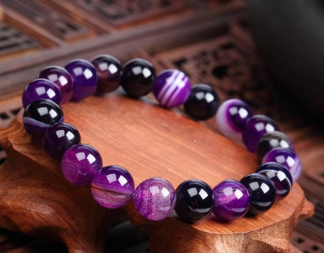 Purple Agate Bracelet