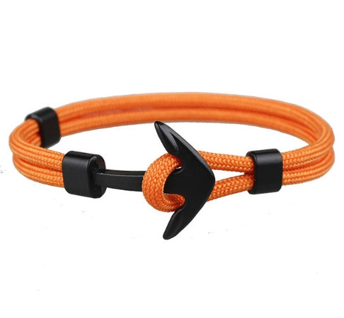 Nautical Anchor Braided Bracelet