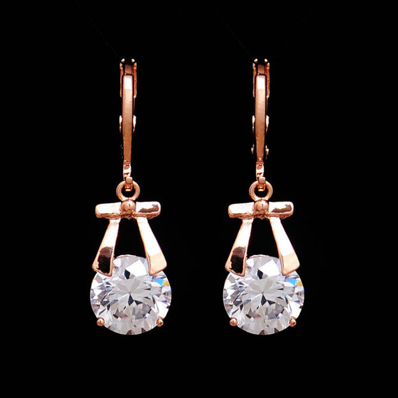 Glistening Bowknot Pendant Set