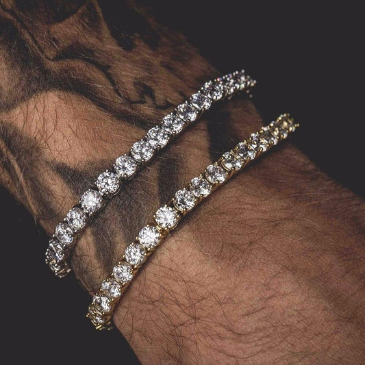 Sparkling Iced Out Single Row Rhinestone Bracelet