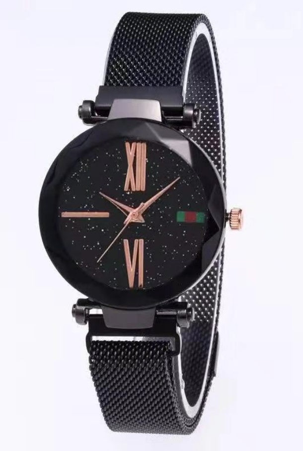 Mesmerizing Starry Sky Diamond Quartz Watch