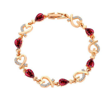 Radiant Heart Hollow Bracelet