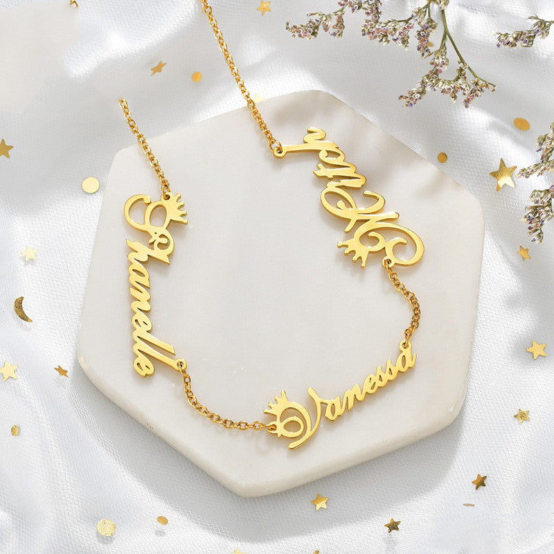 Personalized Multi-Name Necklace