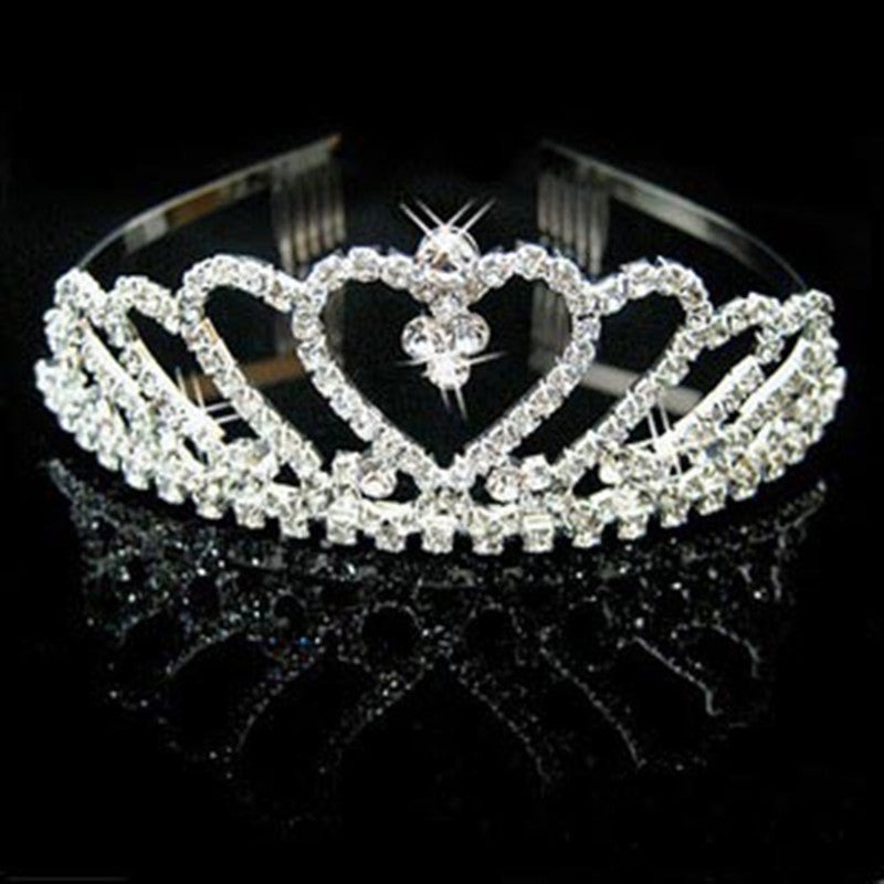 Crystal Princess Crown Tiara Headband