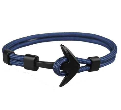 Nautical Anchor Braided Bracelet