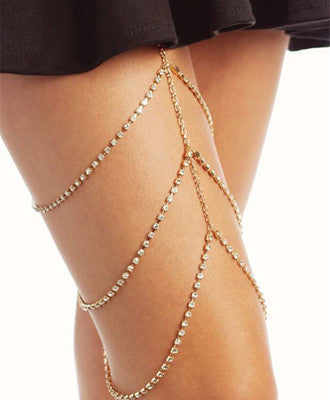Multi-Layered Leg Chain Body Jewelry