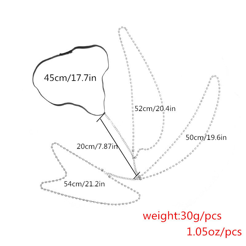 Multi-Layered Leg Chain Body Jewelry