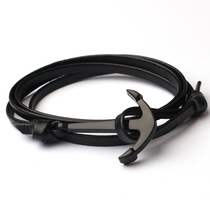 Nautical Anchor Braided Bracelet