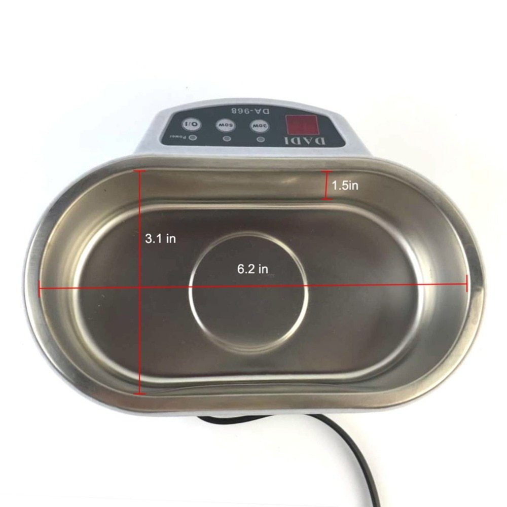 600ml Mini Ultrasonic Cleaner: Intelligent Control for Jewelry, Glasses, & Circuit Boards