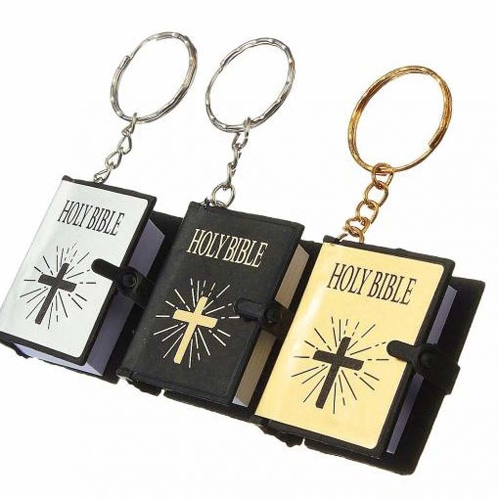 Mini English Holy Bible Keychain - 170 Miniature pages
