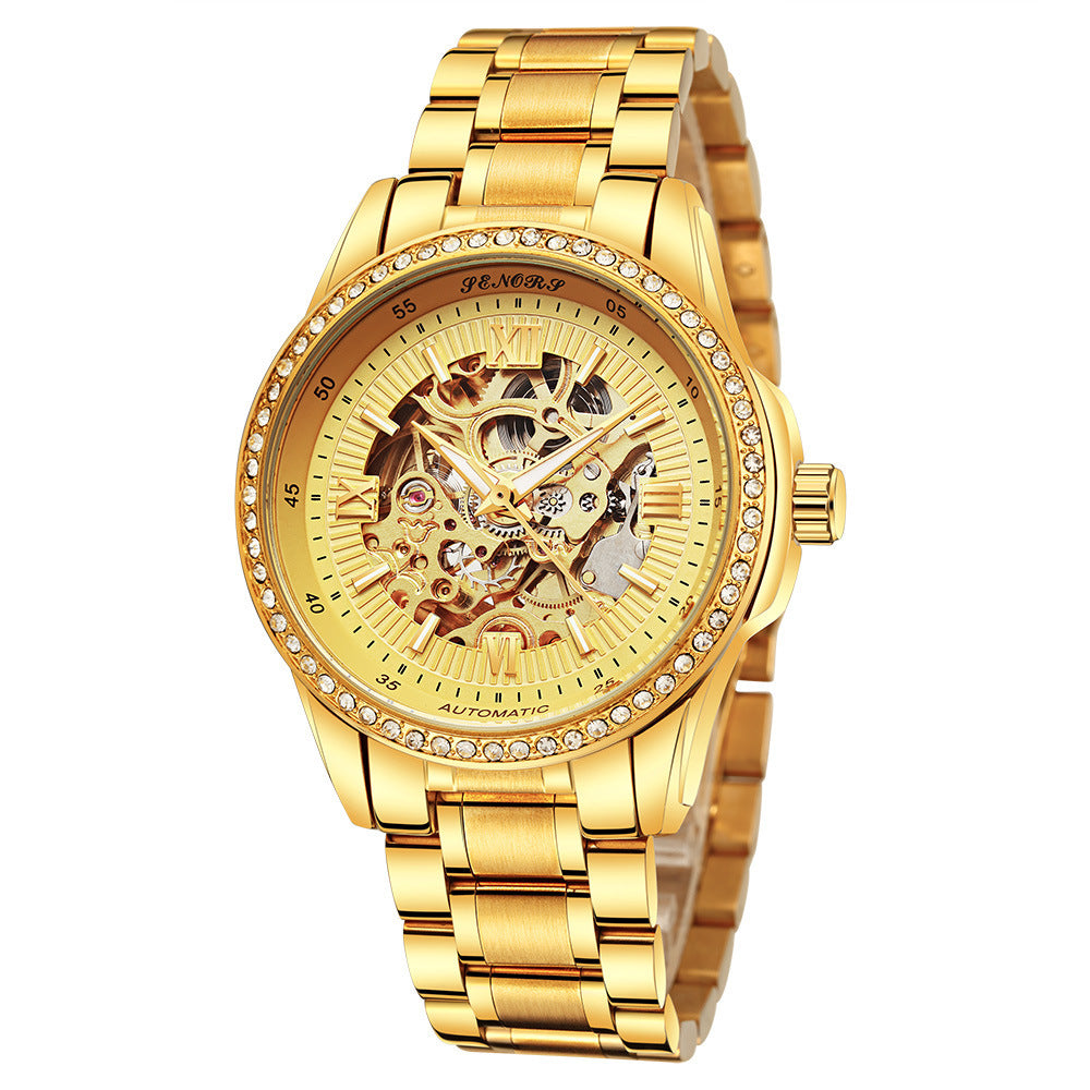 Men's Hollow Automatic Mechanical Business Watch