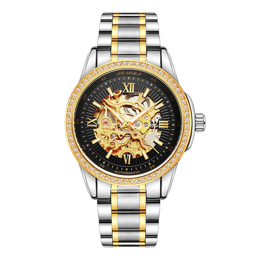 Men's Hollow Automatic Mechanical Business Watch
