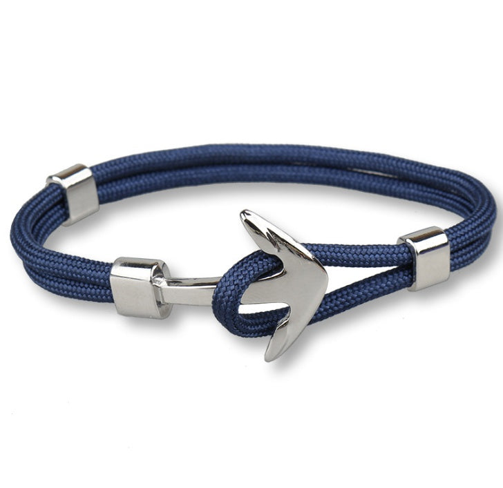 Nautical Anchor Braided Bracelet