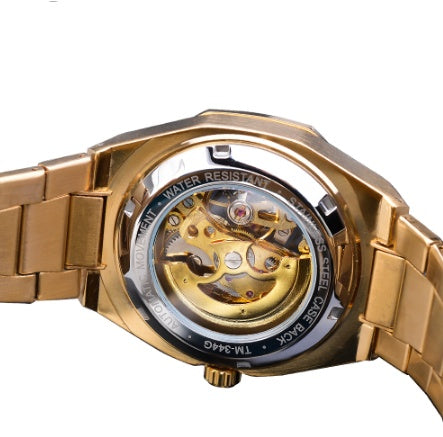 Men's Skeleton Automatic Self-Wind Watch