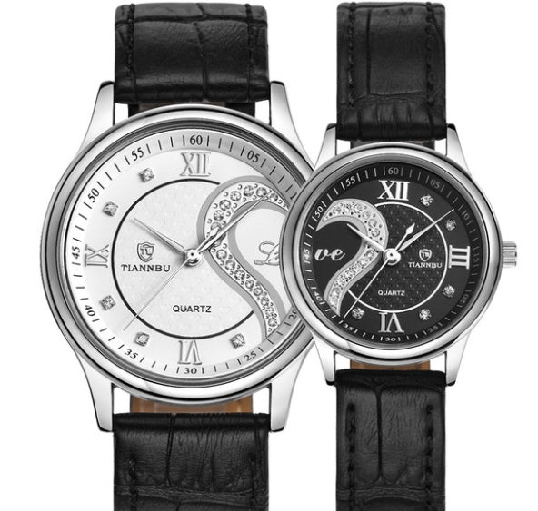 Elegant Tianbo Couple Watch Set