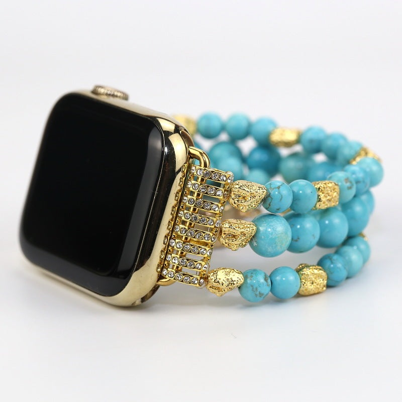 Multi-Layer Resin Elastic Buckle Smartwatch Strap