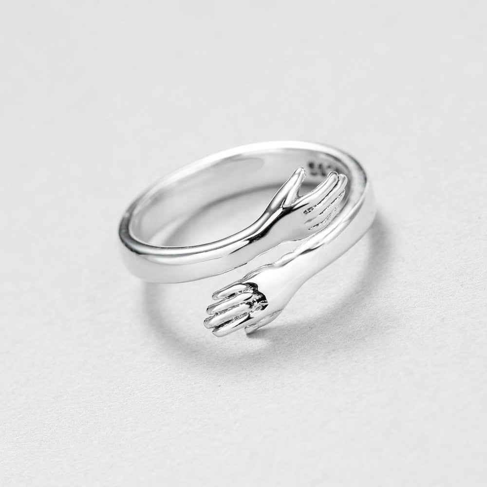 Embrace Sterling Silver Adjustable Ring