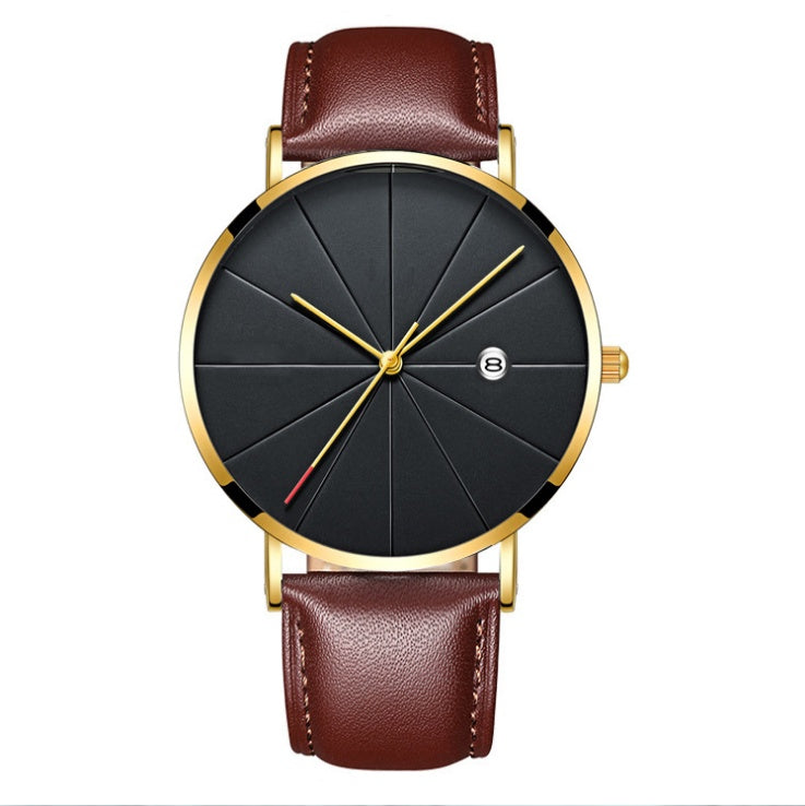 Men's Simple Calendar Quartz Watch