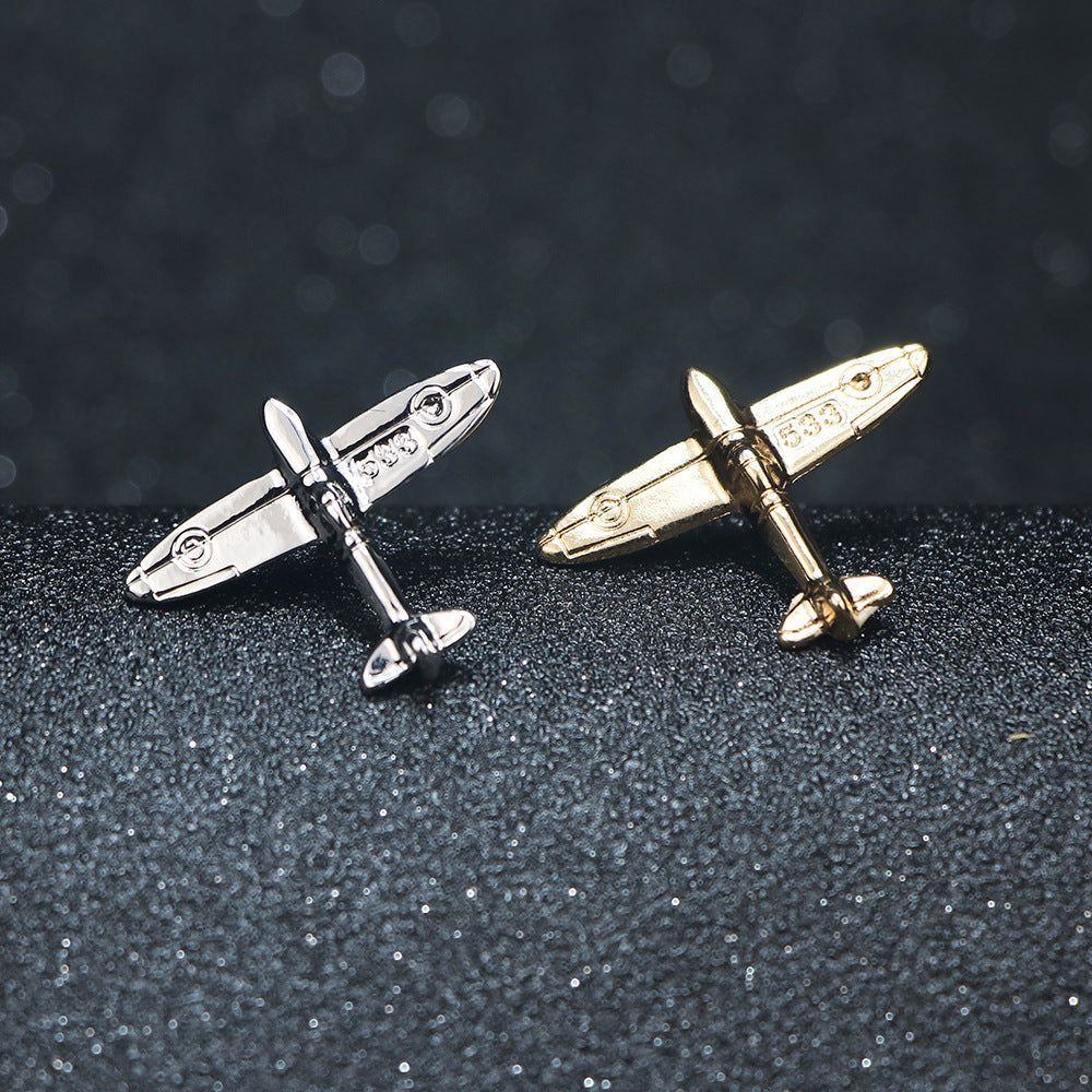 Trendy Small Aircraft Alloy Corsage for Suits & Sweaters