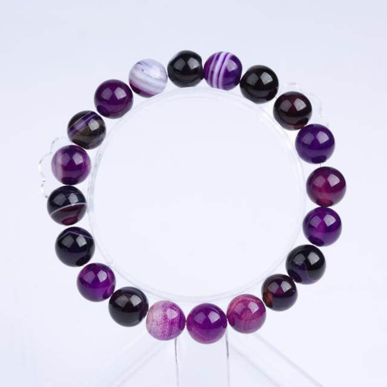 Purple Agate Bracelet
