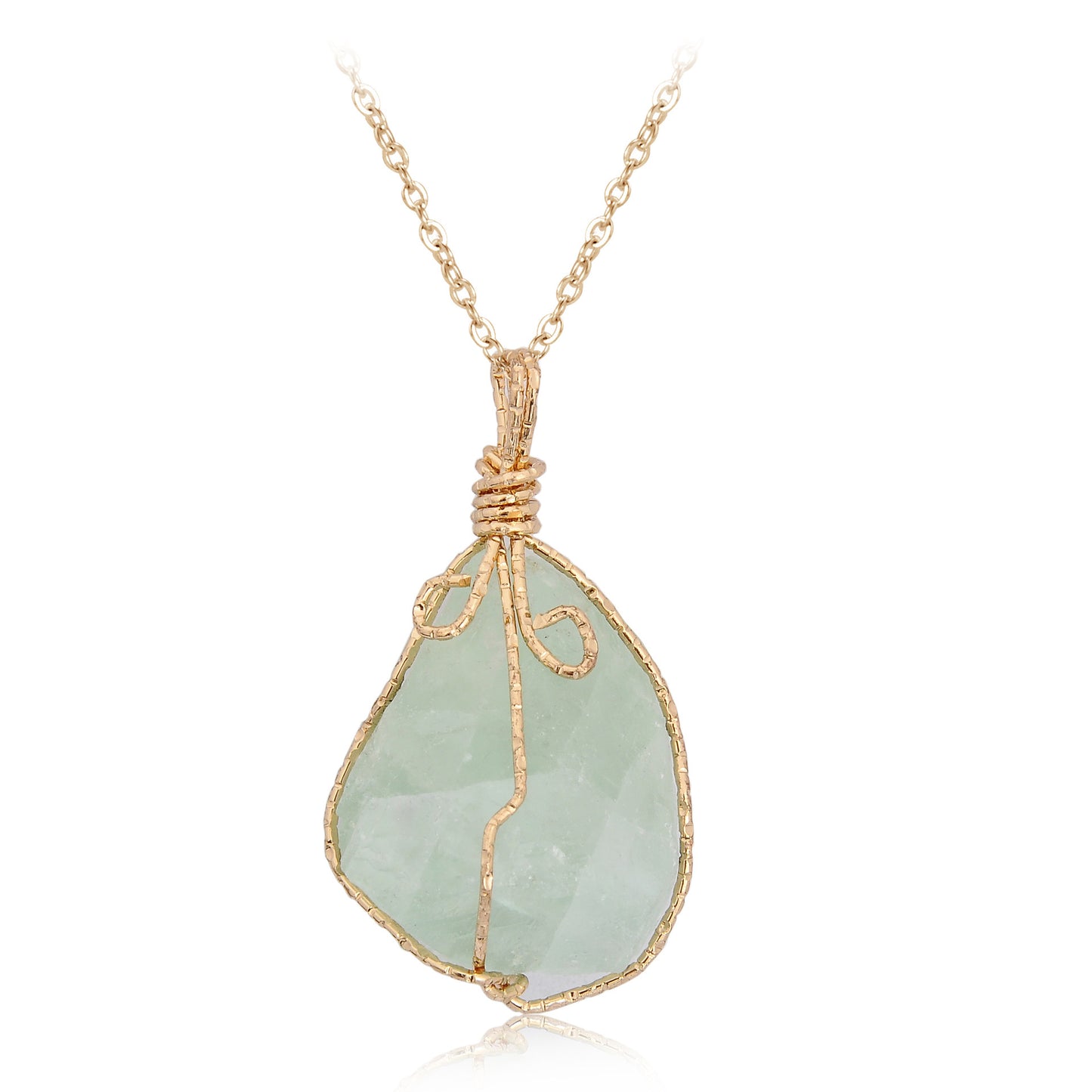 Natural Irregular Crystal Rough Necklace - Unique Stone Pendant
