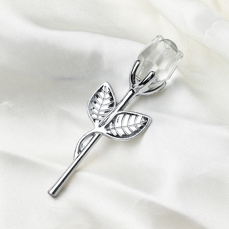 Crystal Metal Rose Valentine's Day Gift