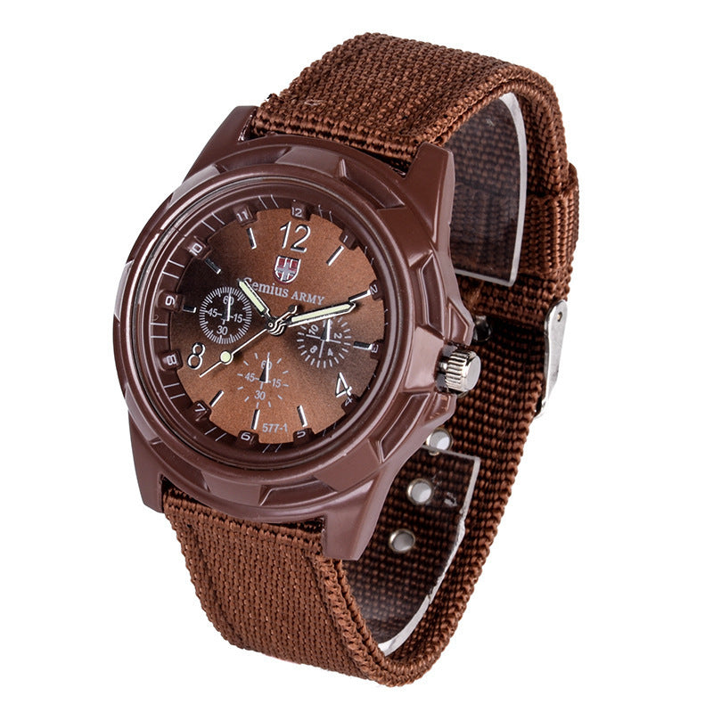 Military-Inspired Men's Sport Quartz Watch