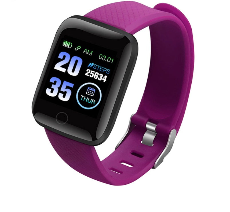 Smart Sports Bracelet with Blood Pressure and Heart Rate Monitoring
