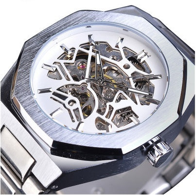 Men's Skeleton Automatic Self-Wind Watch
