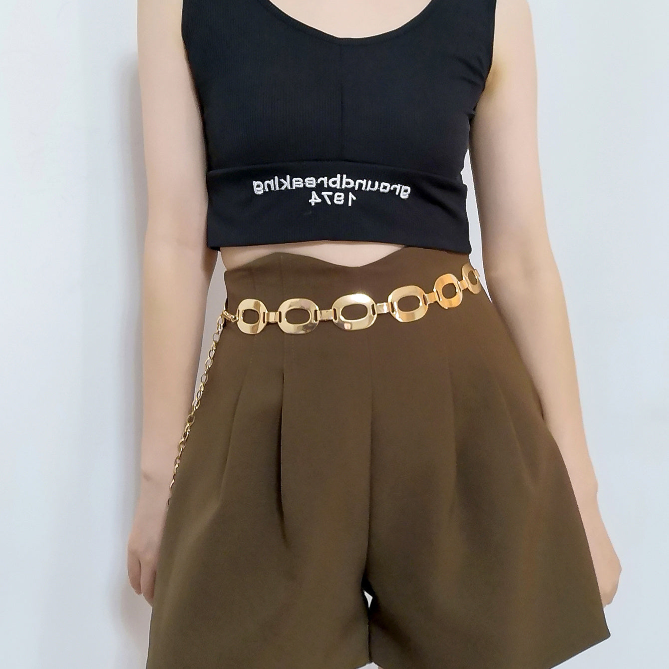 O-Ring Metal Waist Chain Belt - High-Grade Adjustable