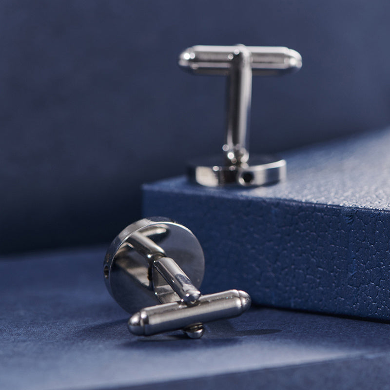 Personalized Stainless Steel Cufflinks for Men