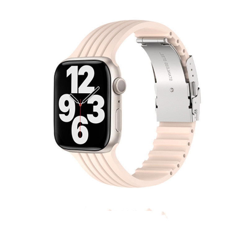 Silicone Stripe Strap for Apple Watch