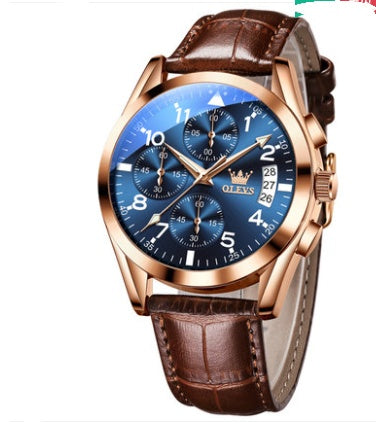 OLEVS Men's Luxury Luminous Quartz Watch