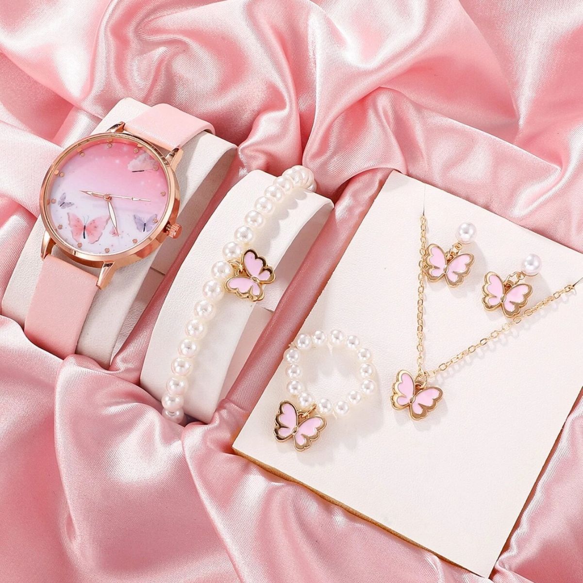 Charming Women's Fashion Watch & Jewelry Set