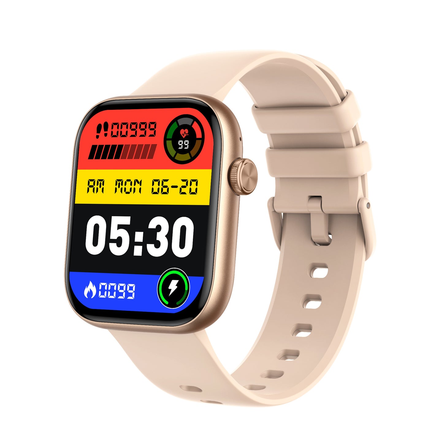 P89 Full Touch Smart Watch: Bluetooth Calling & Wireless Charging