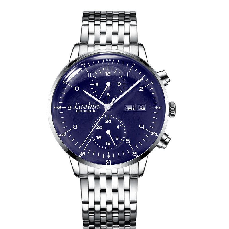 Multifunctional Business Luminous Waterproof Automatic Mechanical Watch