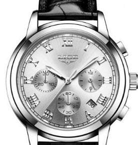 Men's Leather Casual Sport Watch